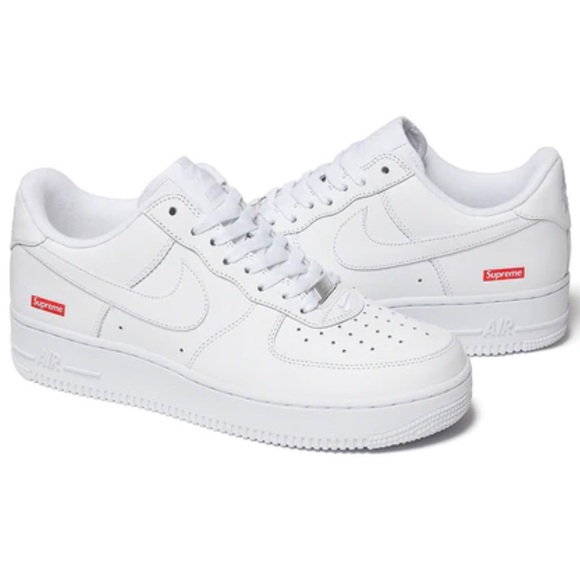 COPY - Supreme /Nike Air Force 1 Low White Size 8 - Picture 3 of 10
